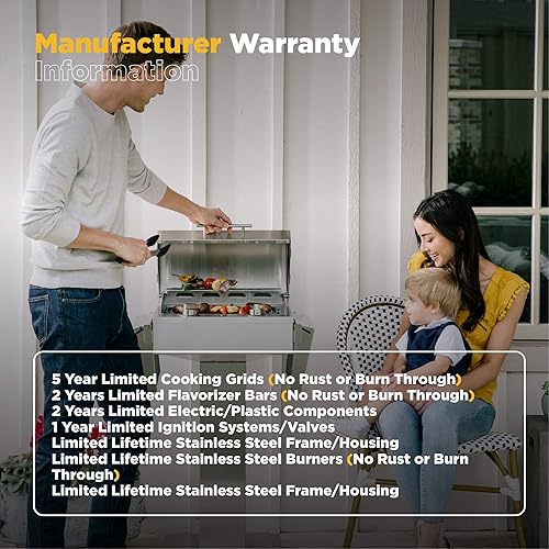 Miniatura 8 de Coyote - Parrilla eléctrica portátil, parrilla integrada de 18 pulgadas con saborizante de cerámica, C1EL120SM