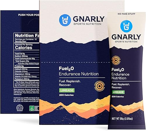 Miniatura 9 de Gnarly Nutrition, Fuel 2O Performance, Bolsa, Tropical