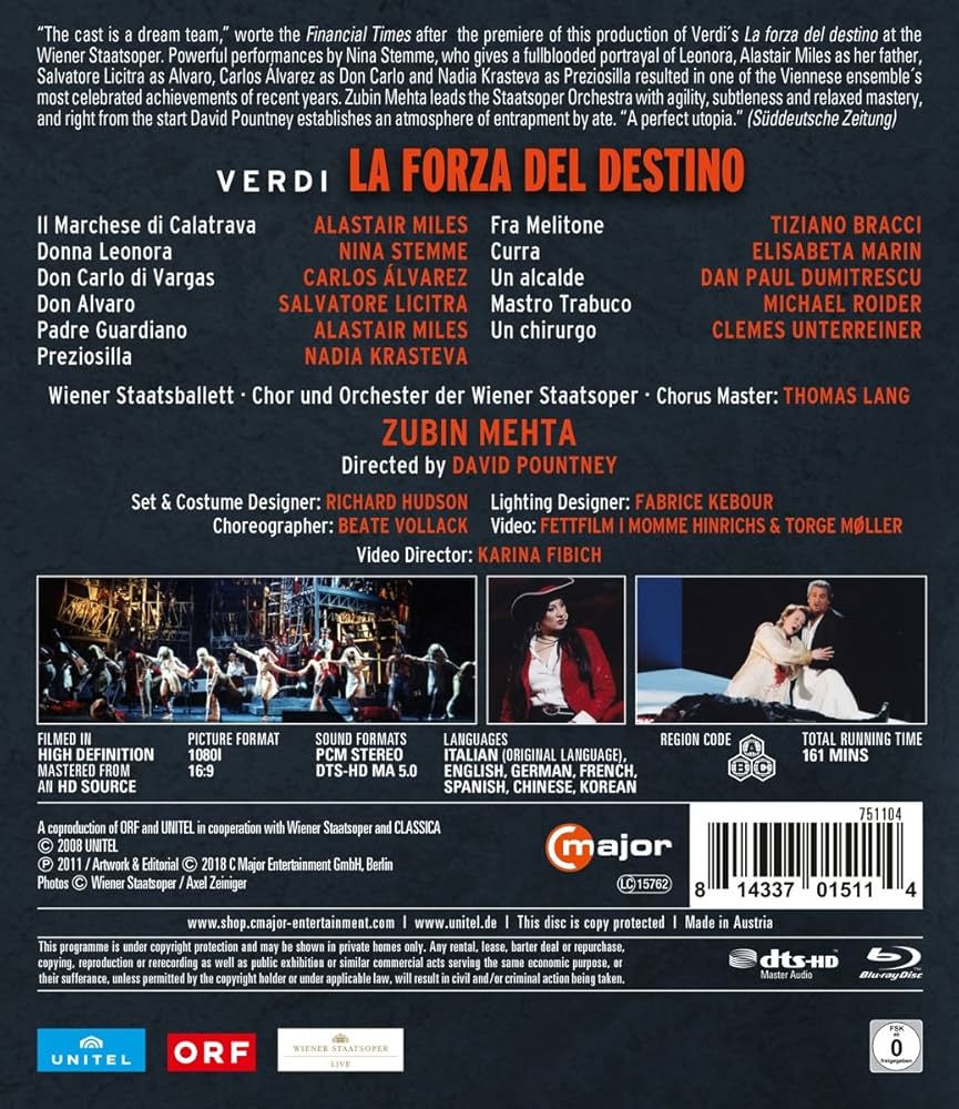 その他 La Forza Del Destino [Blu-ray] [Import] i8my1cf Amazon.co.jp | La Forza Del Destino [Blu-ray] DVD