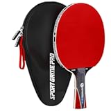 Ping Pong Paddle with Killer Spin + Case for Free - Professional Table Tennis Racket for Beginner and Advanced Players - Improve Your Ping Pong Skills with JT Ping Pong Paddle Set
