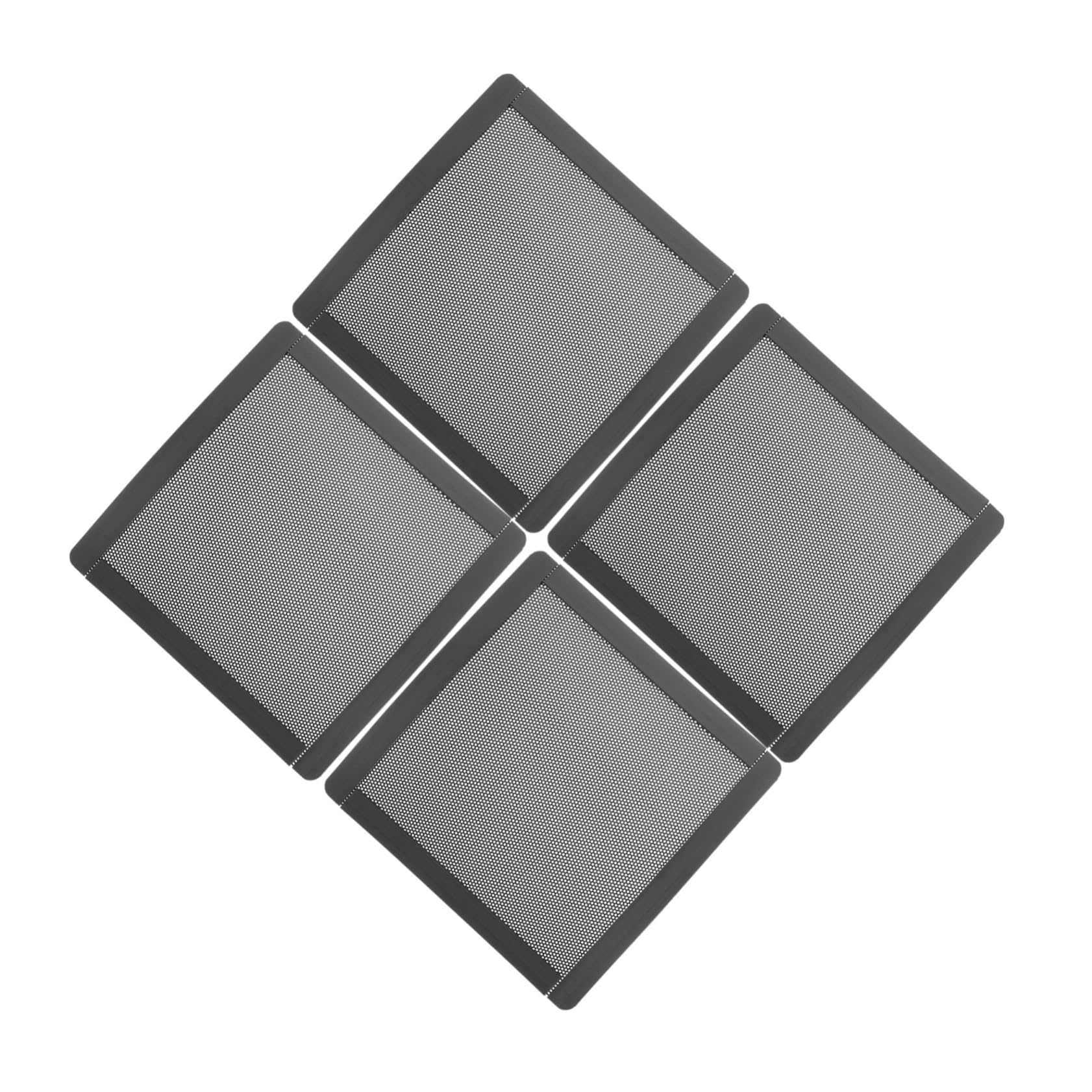20 Stck. Pc Lüfter Staubschutzfilter Magnetisch Teiliges Feinmaschiges PVC Mesh Installieren gegen für Desktop Computer Gehäuse Geeignet
