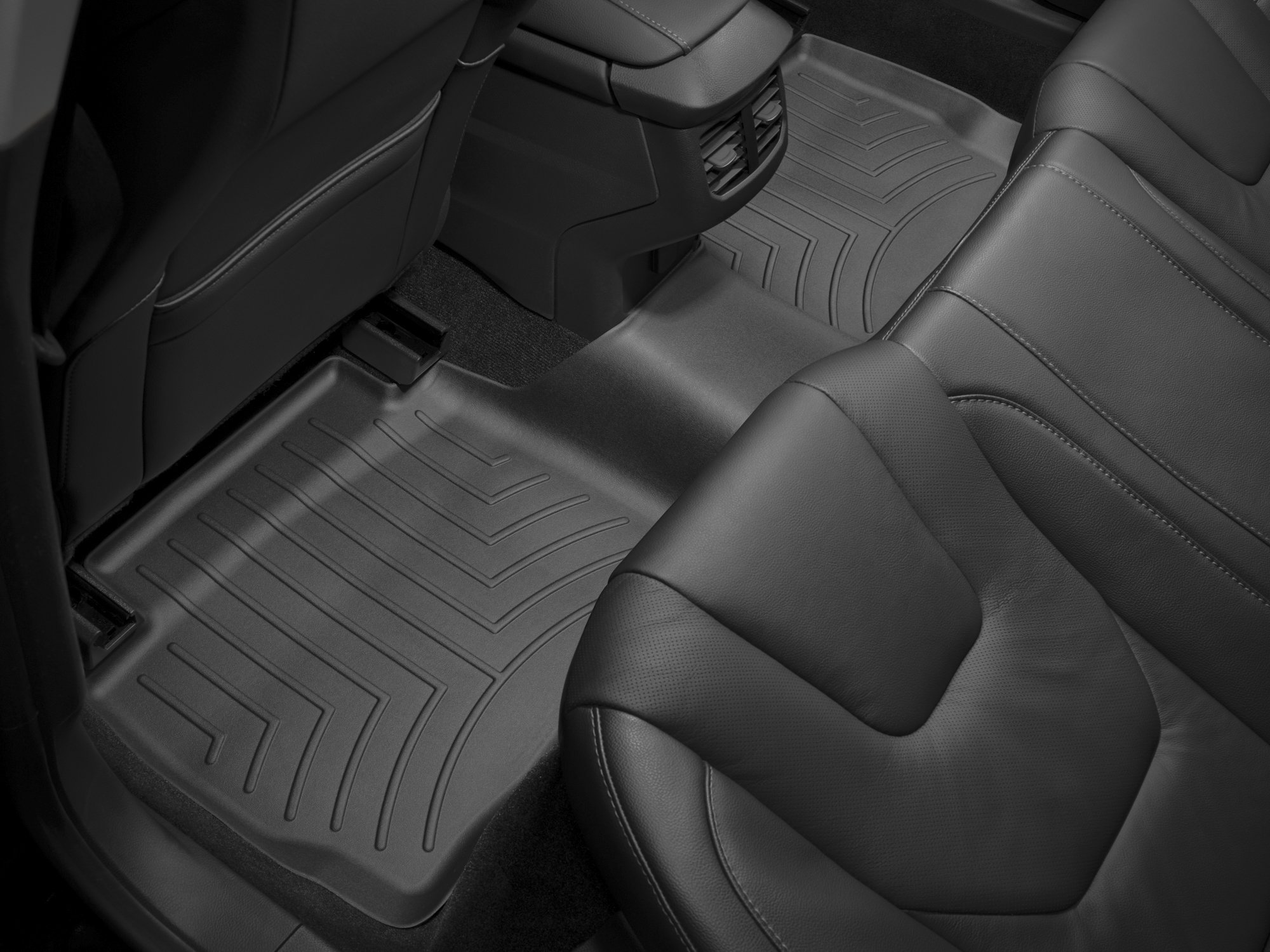WeatherTech All-Weather Floor Mats For Ford Fusion & Lincoln MKZ - Complete 4-Piece Set In Black