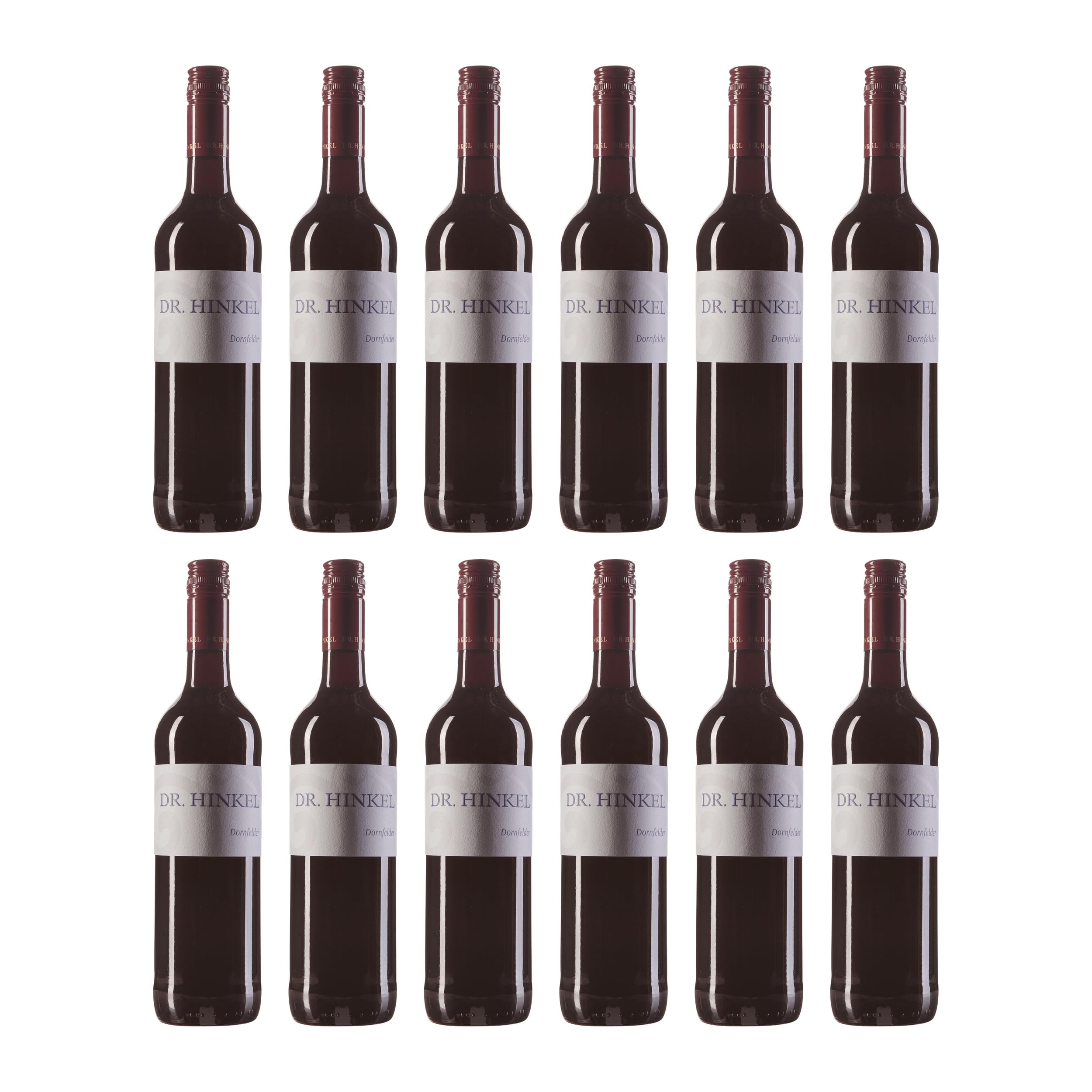 Dr. Hinkel Dornfelder Framersheimer Zechberg - QbA Rotwein Rot lieblich Deutschland inkl. FeinWert E-Book (12 x 0.75 l)