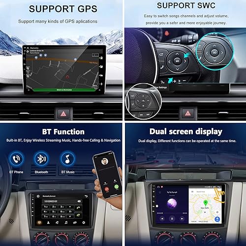 Miniatura 4 de ADMLZQQ Radio estéreo de coche Android 11 para Nissan Navara NP300 2011-2016 Navegación GPS Carplay Bluetooth FM AM RDS, cámara trasera de control