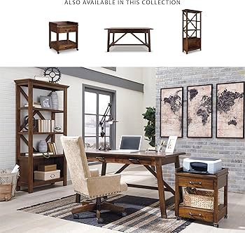 Amazon.com: Signature Design by Ashley Baldridge Rustic Industrial