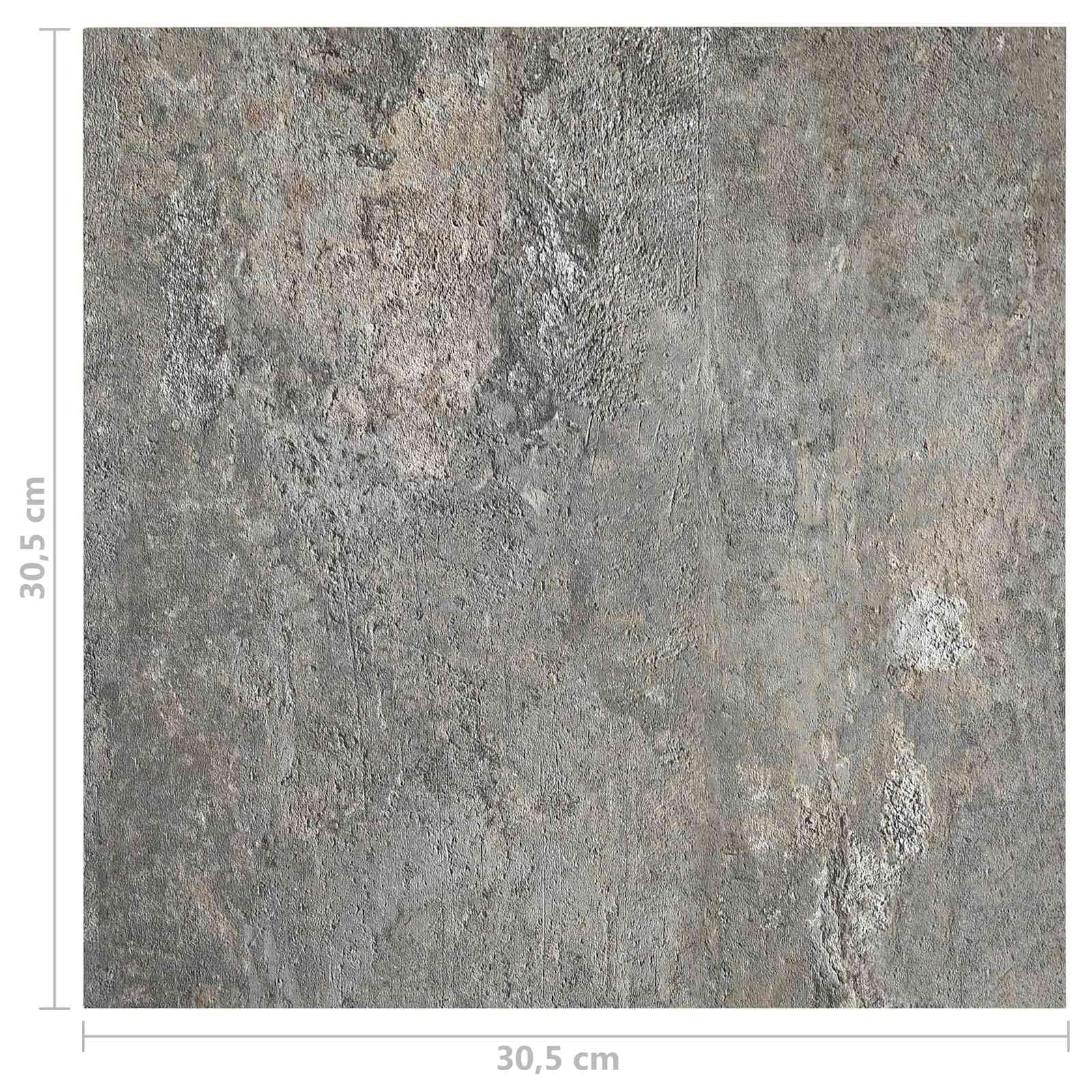 Deski podłogowe PCW, ściana kamienna, samoprzylepna, 5,11 m², 55 sztuk, kwadratowe, 30,5 x 30,5 cm, antypoślizgowa wykładzina podłogowa do salonu, kuchni, korytarza, renowacji z izolacją i