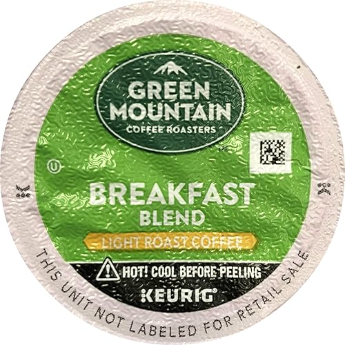 Green Mountain Coffee Paquete K-Cup de mezcla de desayuno 24 unidades paquete de 4 el embalaje puede variar