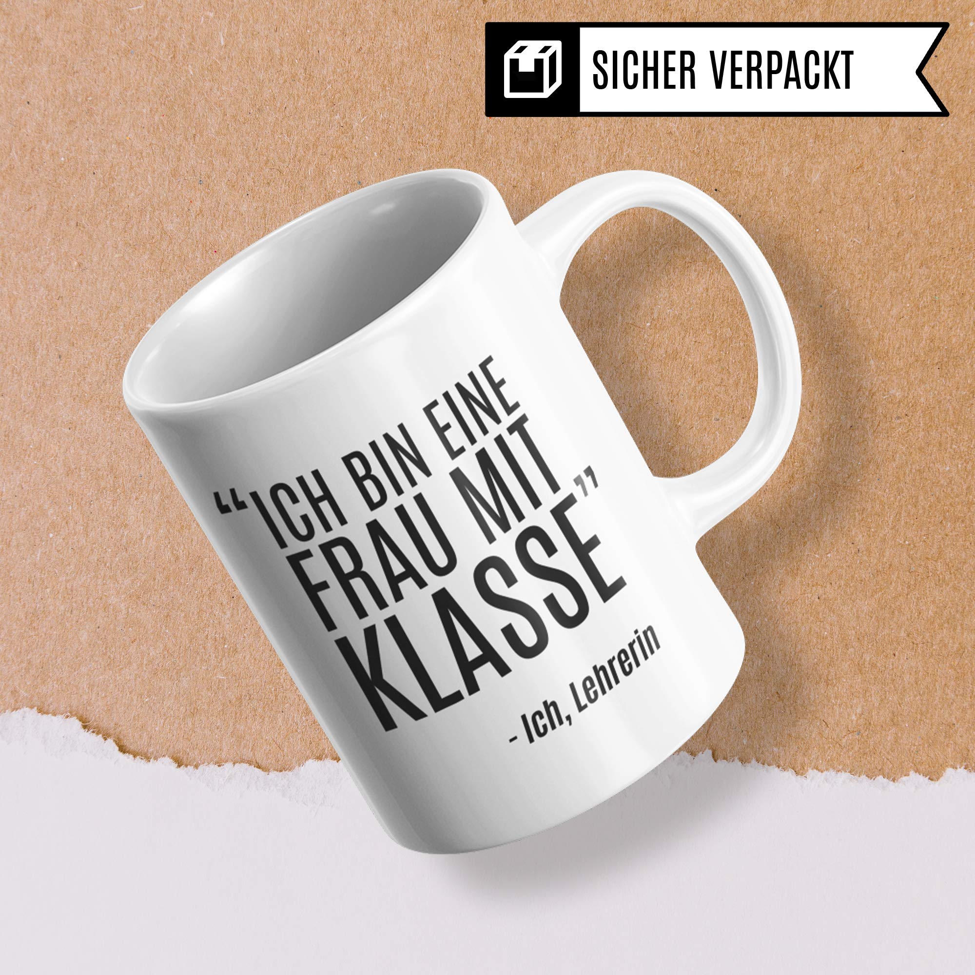 Lustige Lehrer Tasse Mit Spruch – Geschenk Für Deutschlehrer (Grundschule, Gymnasium, Etc.)