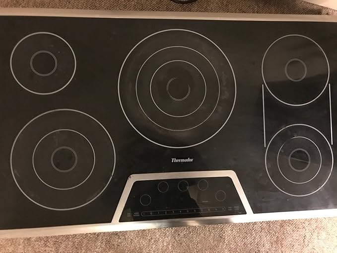 thermador glass cooktop
