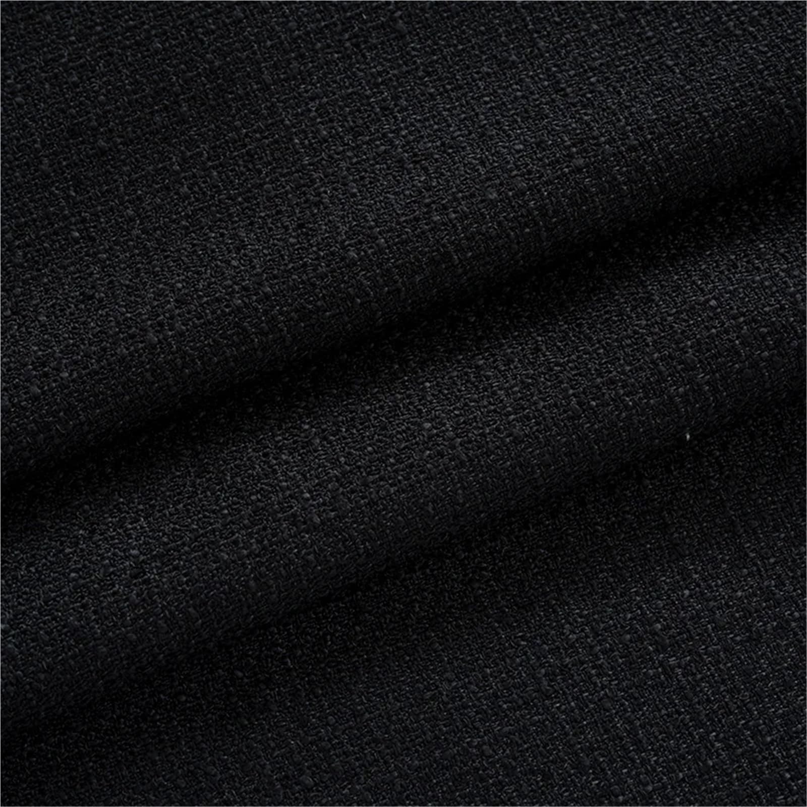 Tradycyjna tkanina tweedowa, Polyester Tweed Fabric Multicolor 100cm x 150cm(Black)