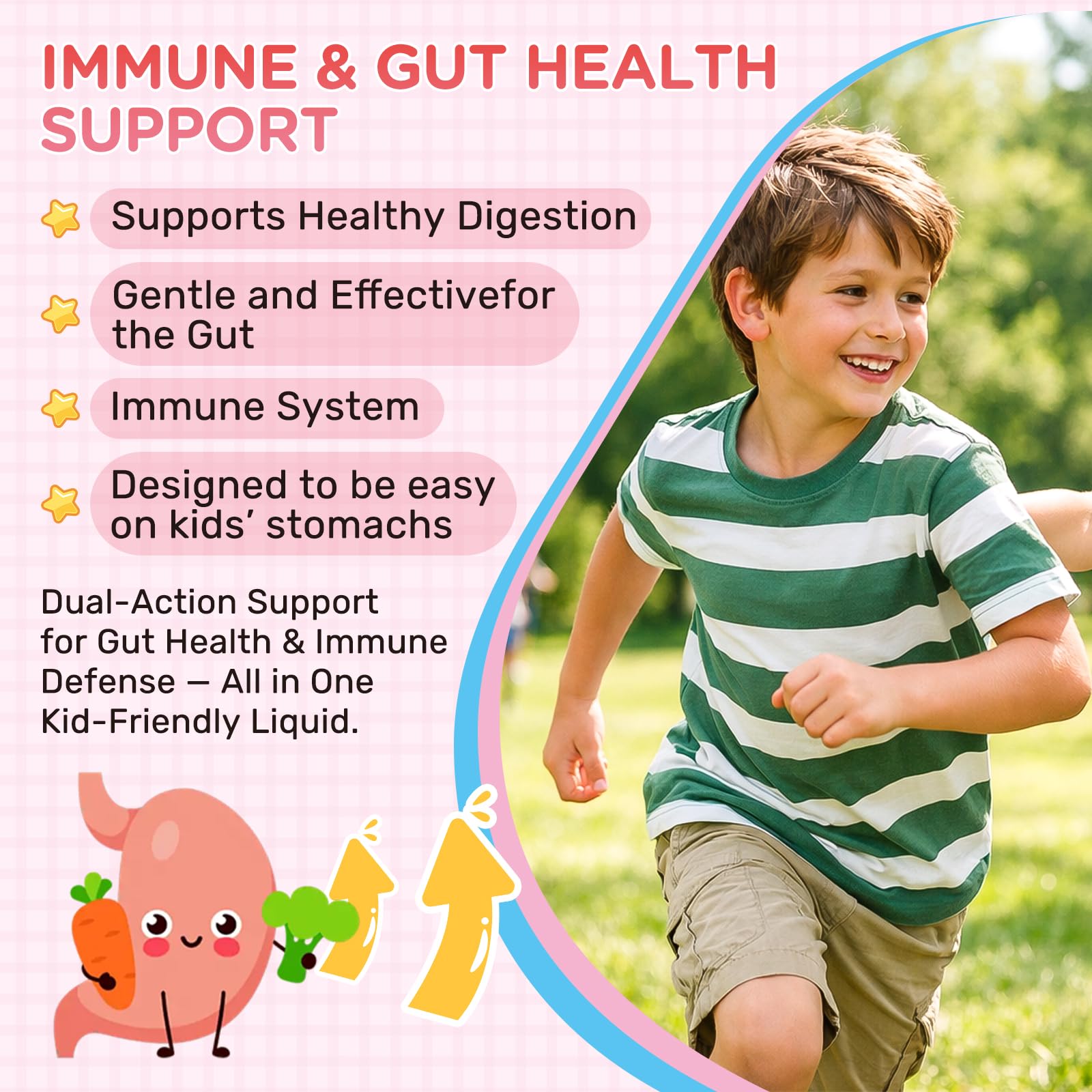 Vitamin B Complex for Kids, B1, B2, B3, B6, B9(Folate), B12, Omega-3 & Magnesium, Kids B Complex Liquid Supplement for Brain, Energy, Focus, Metabolism, Gut & Immune Support,Strawberry Flavor,2 fl oz — Amazon image 6