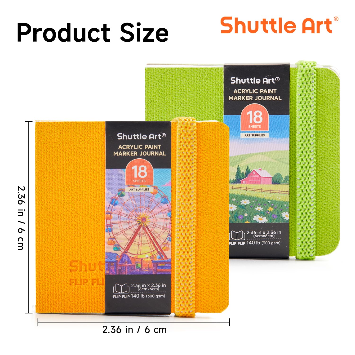 Acrylic Sketchbook - 2 Pack for Markers & Paint -2 Acrylic Sketchbook - 2 Pack for Markers & Paint -2