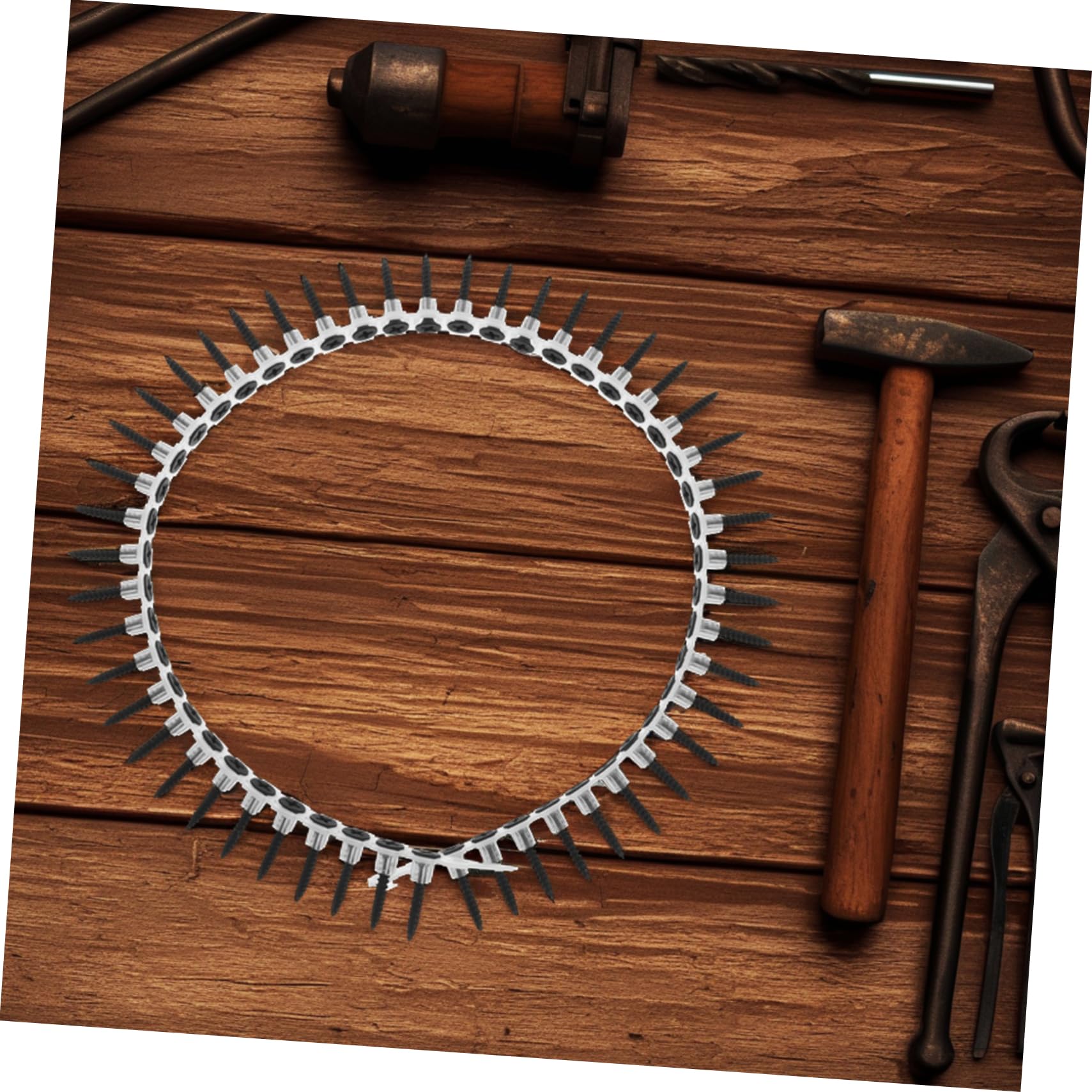 NUOBESTY 1000piezas Tornillos Para Paneles De Clavos y Tornillos Fijación Resistente Anclajes Para Cuadros y Muebles Autorroscantes y Plásticos