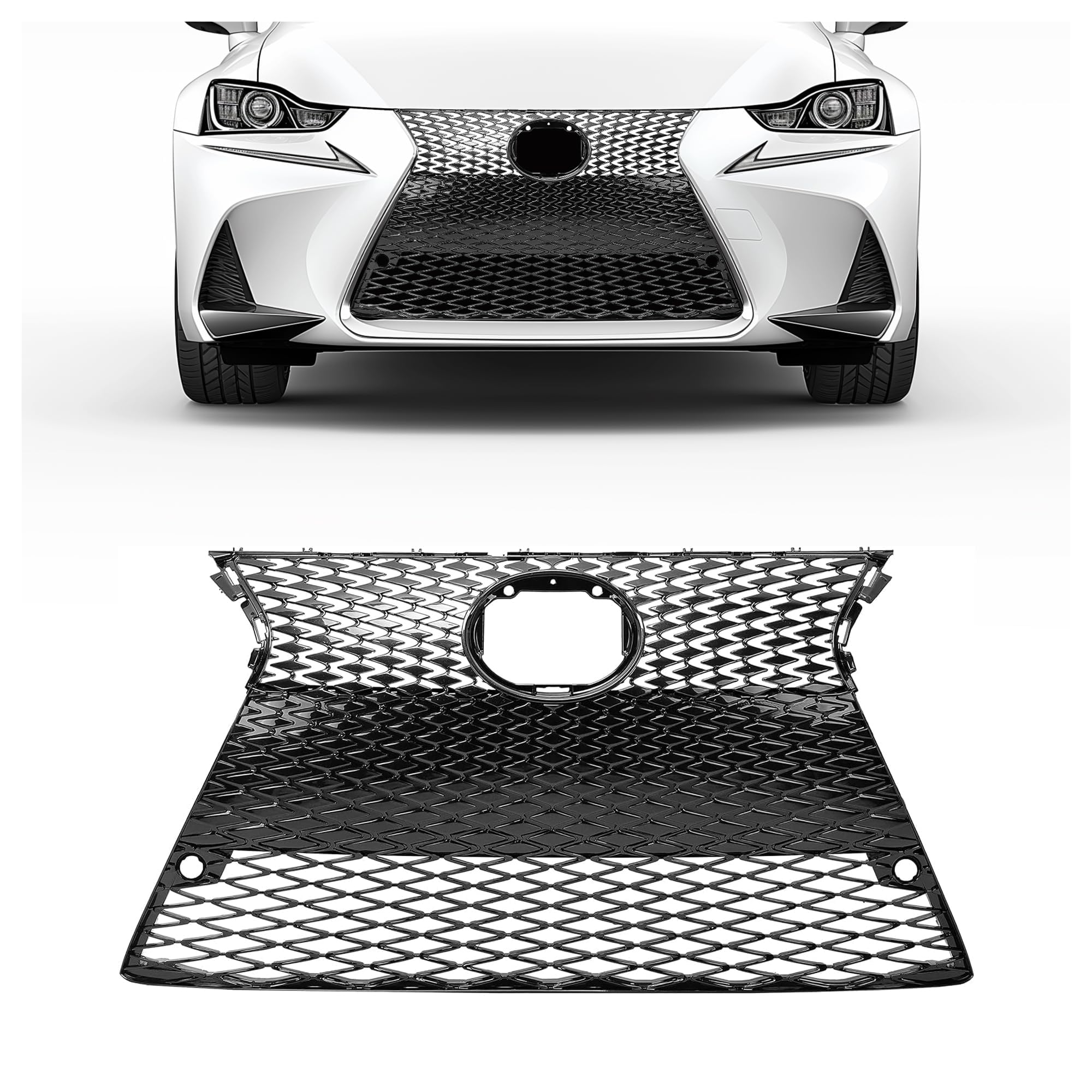 Amazon.com: HECASA Lower and Upper Grill Compatible with 2014-2016