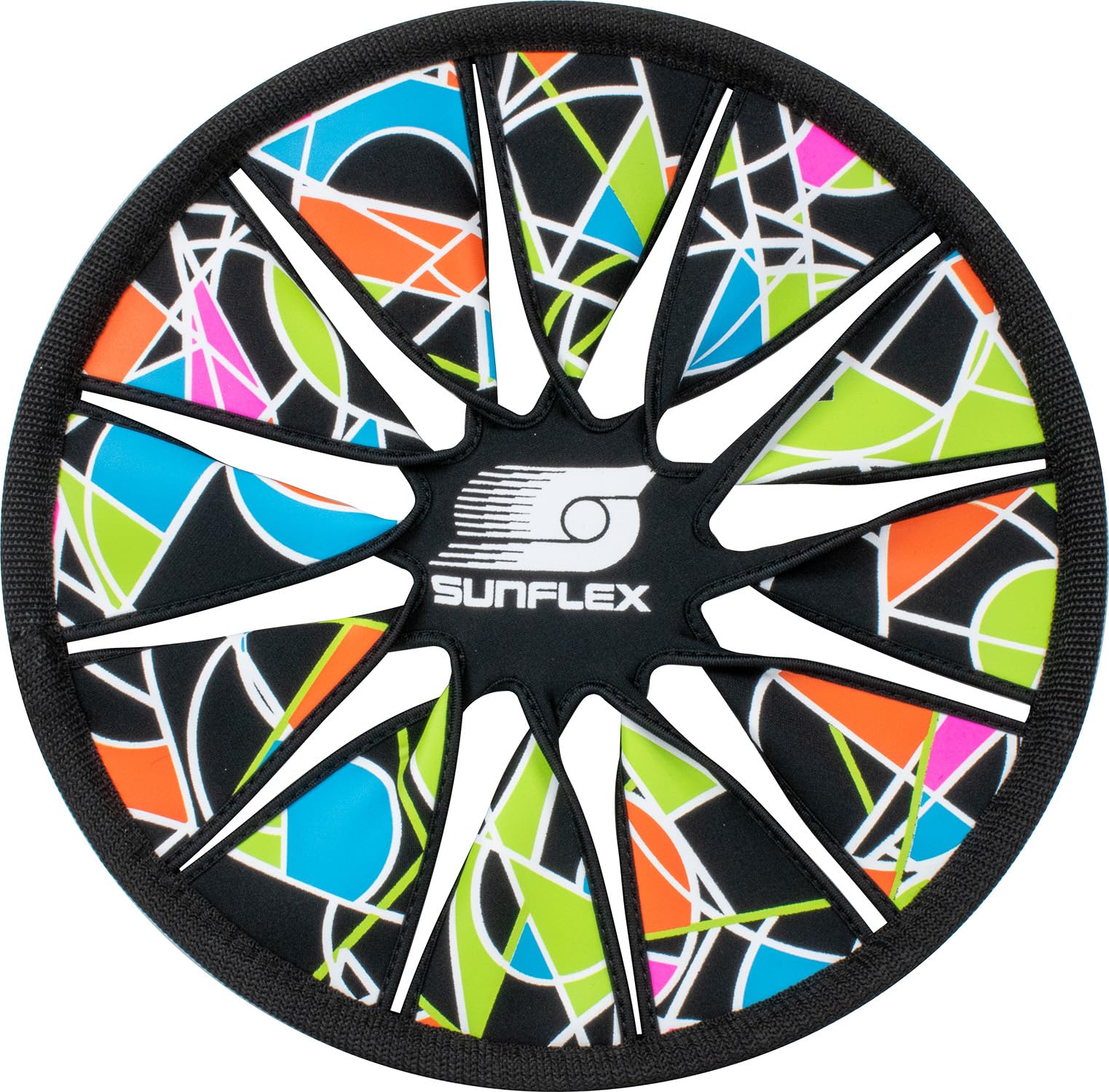 SunflexVenus Flying Disc - Neoprene Outdoor Water Toy - Waterproof and UV Resistant Frisbee Beach Toy for Kids and Adults of All Ages - Featuring Bright Color Pro Design