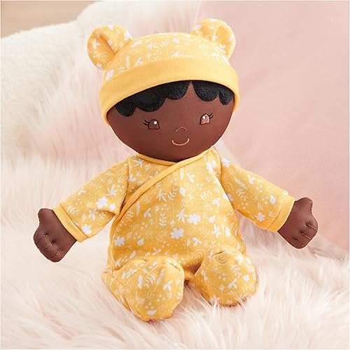 Miniatura 7 de GUND Muñeca de bebé sostenible, muñeca de peluche hecha de materiales reciclados, para bebés y recién nacidos, amarilla, 12"