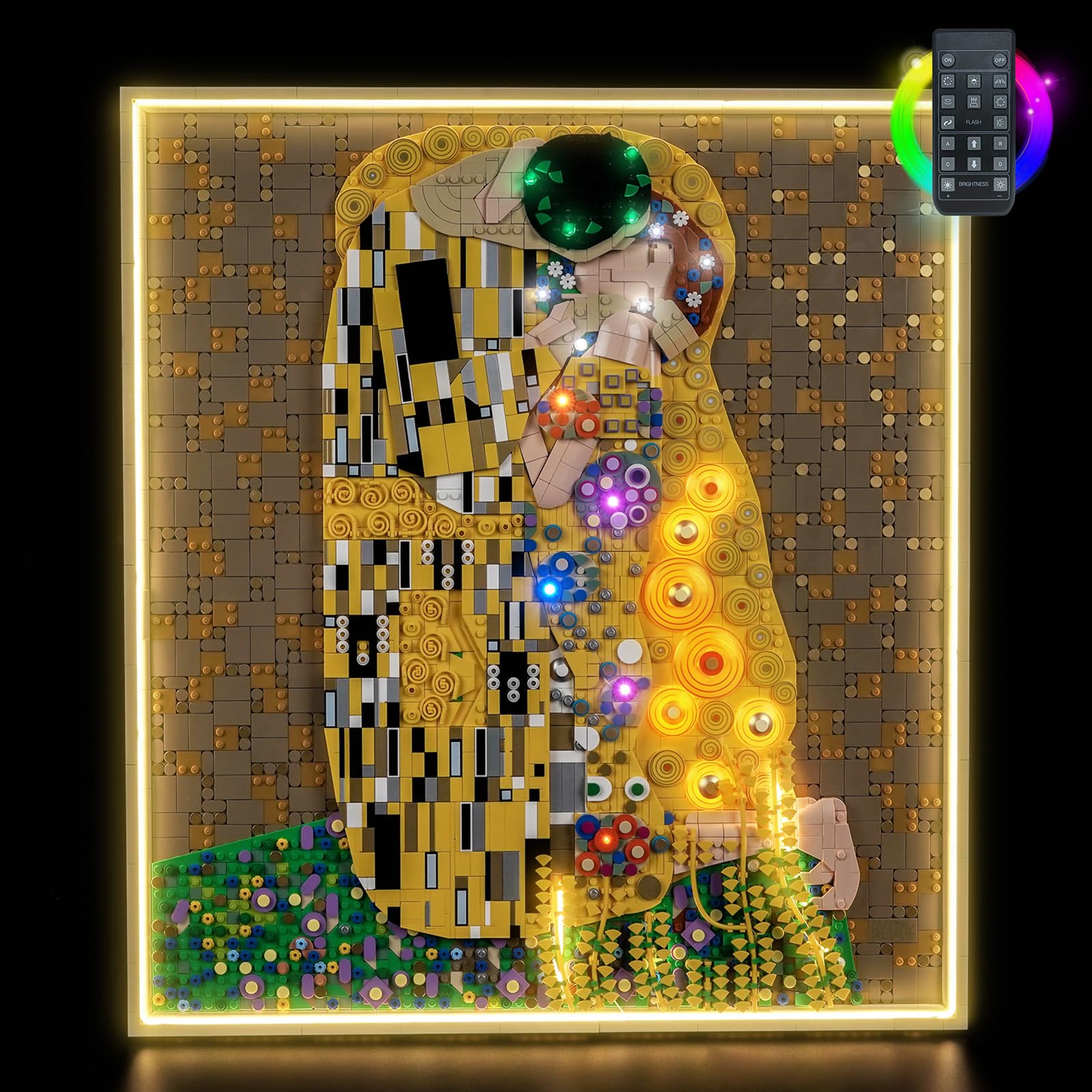 LocoLee RC LED Light Set Compatible with LEGO 31221 Gustav Klimt – The Kiss