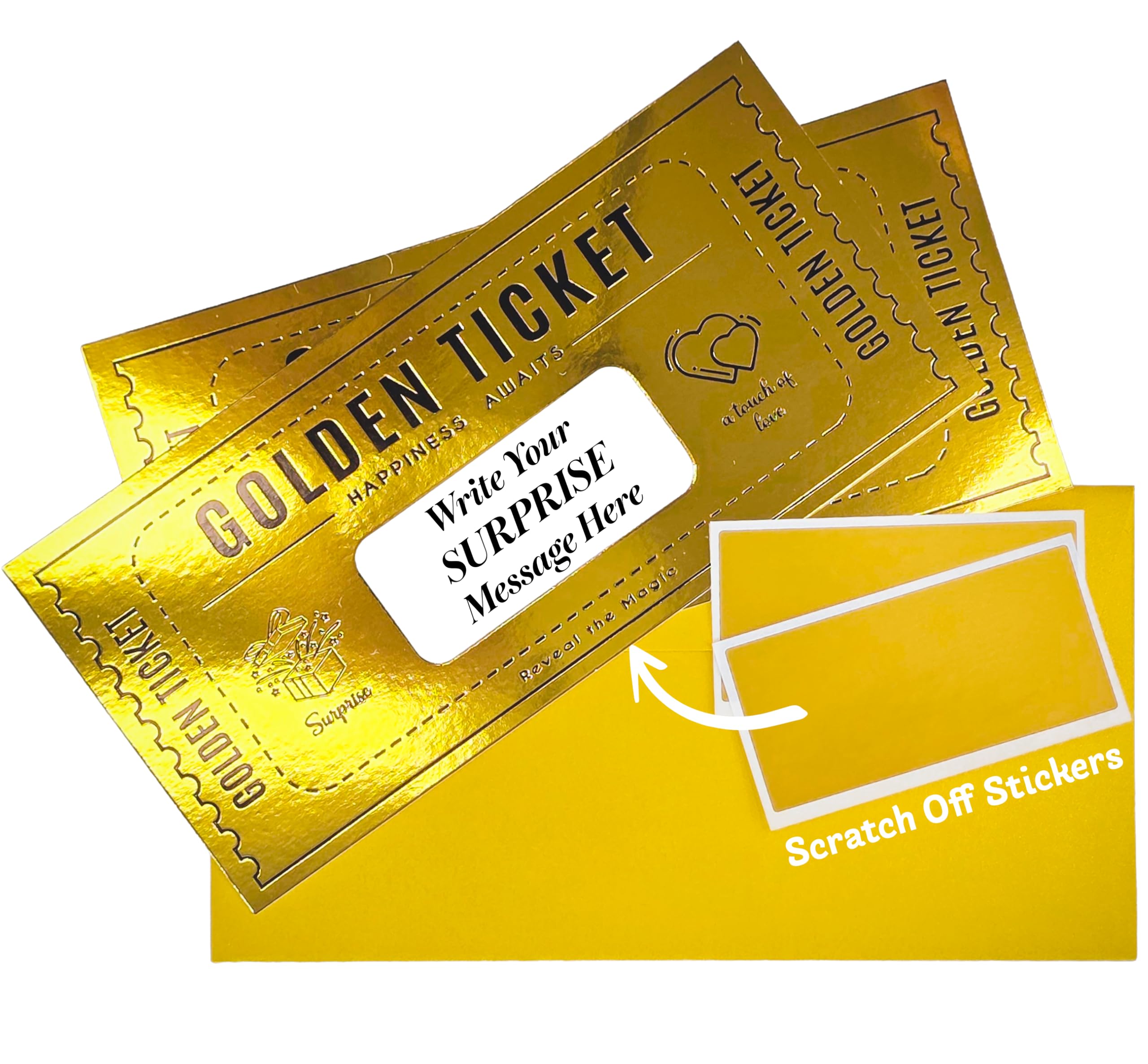 Amazon.com : Cappstan UK Deluxe Golden Ticket Surprise Scratch Off