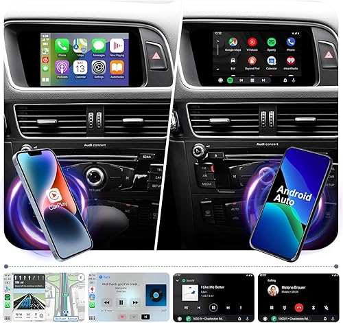 Miniatura 2 de Wireless CarPlay Receiver SmartBox for Audi A4, A5, S4, S5, Q5, A6L, A7 (2009-2018) MMI 3G Carplay Interface Retrofit kit Decoder, Support Android