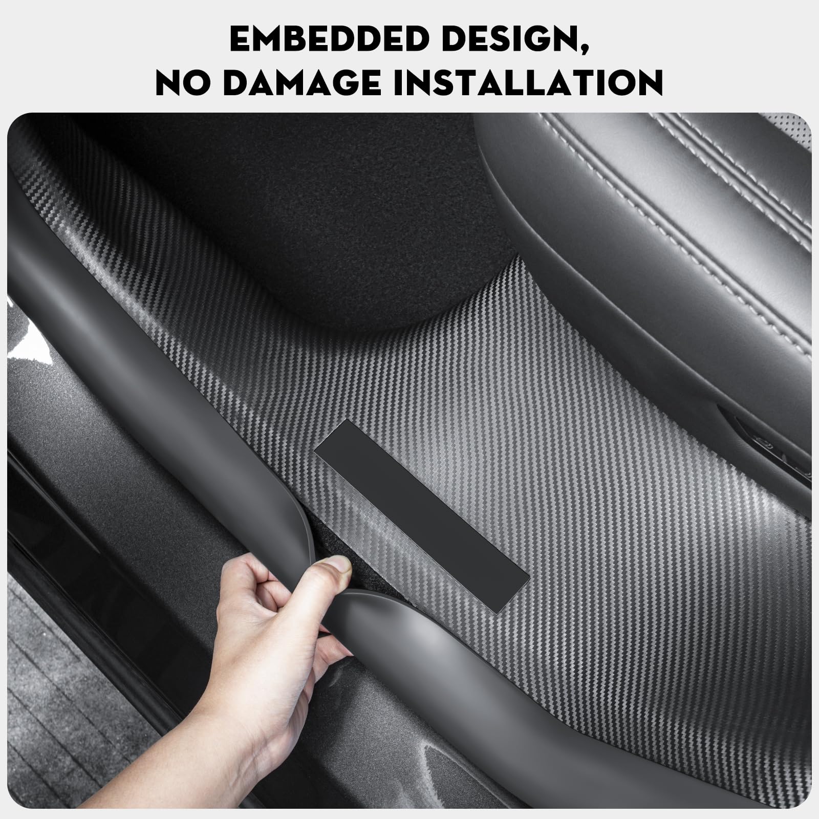 Amazon.co.jp: KUNIST ドアシルプロテクター 8個 Tesla Model Y