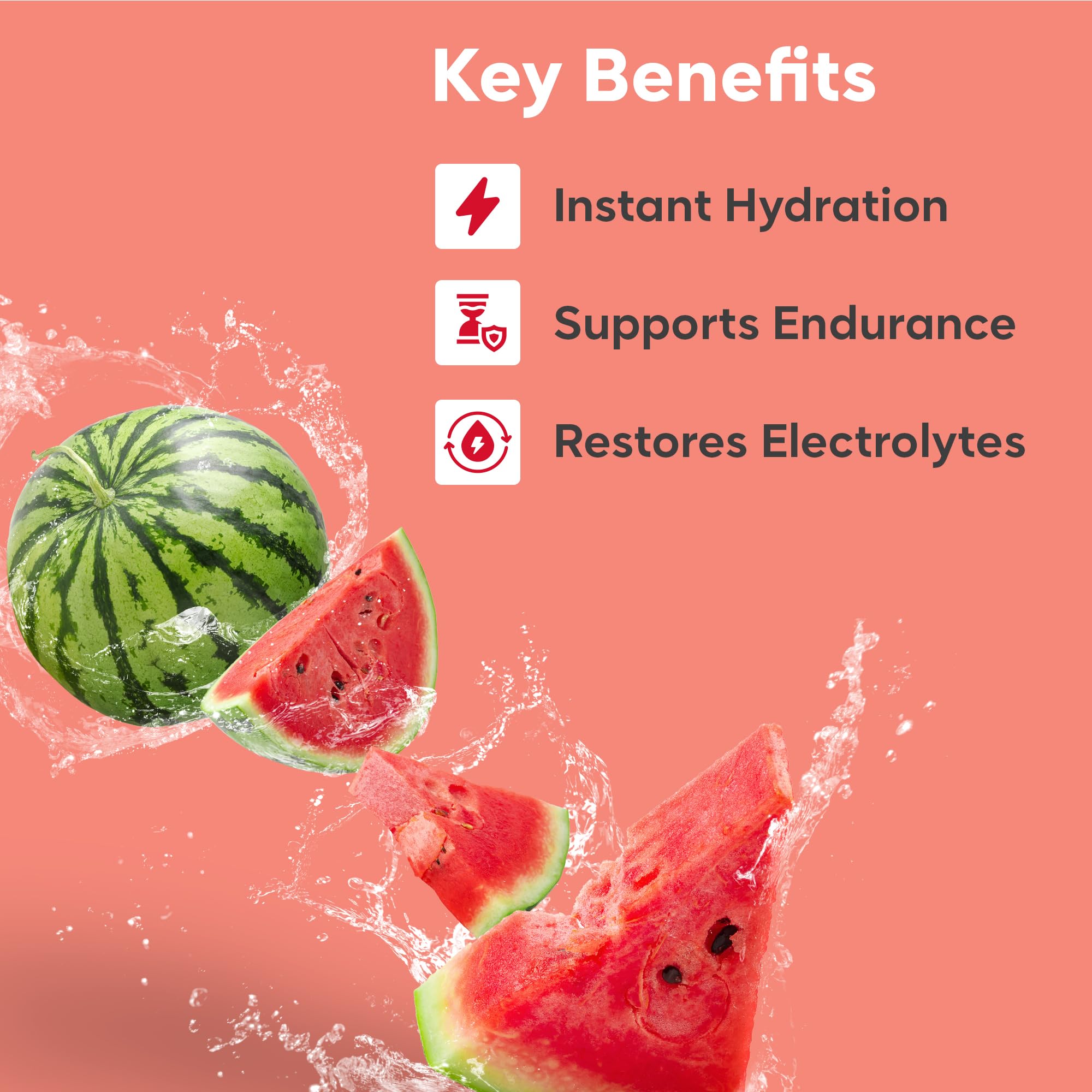 Foodstrong 10K Isotonic Electrolyte Mix – Zero Sugar Hydration | 1000mg Sodium, 200mg Potassium, 60mg Magnesium | Electrolyte Drink Mix – Watermelon Flavour – 8g Sachet, Pack of 12 - Image 2 thumbnail