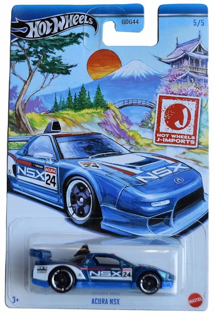 Amazon.com: Hot Wheels Acura NSX, J-Imports 5/5 [Blue