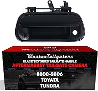 Vista 15 de Master Tailgaters Manija de Compuerta Trasera de Metal Negro con Cámara de Respaldo de Repuesto para Toyota Tundra (2000-2006) IP68 Resistente al