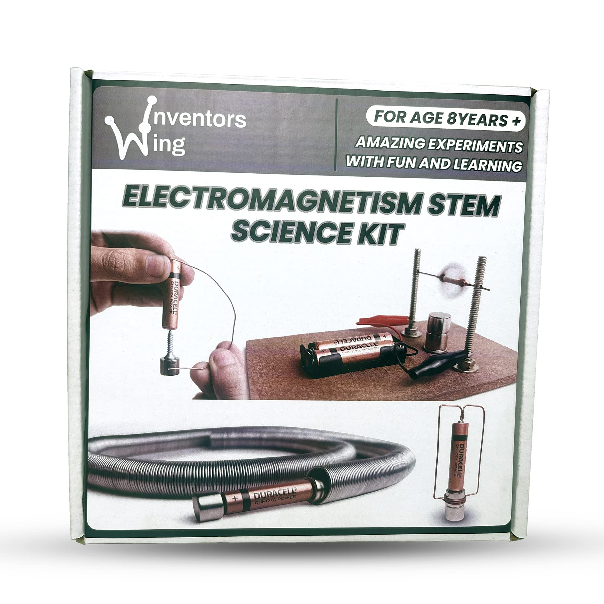 Inventors Wing Electromagnetism Physics Experiment Kit for Class 8-12 | Ages 12-16 Years | Electricity and Magnetism | Science Project Working Model