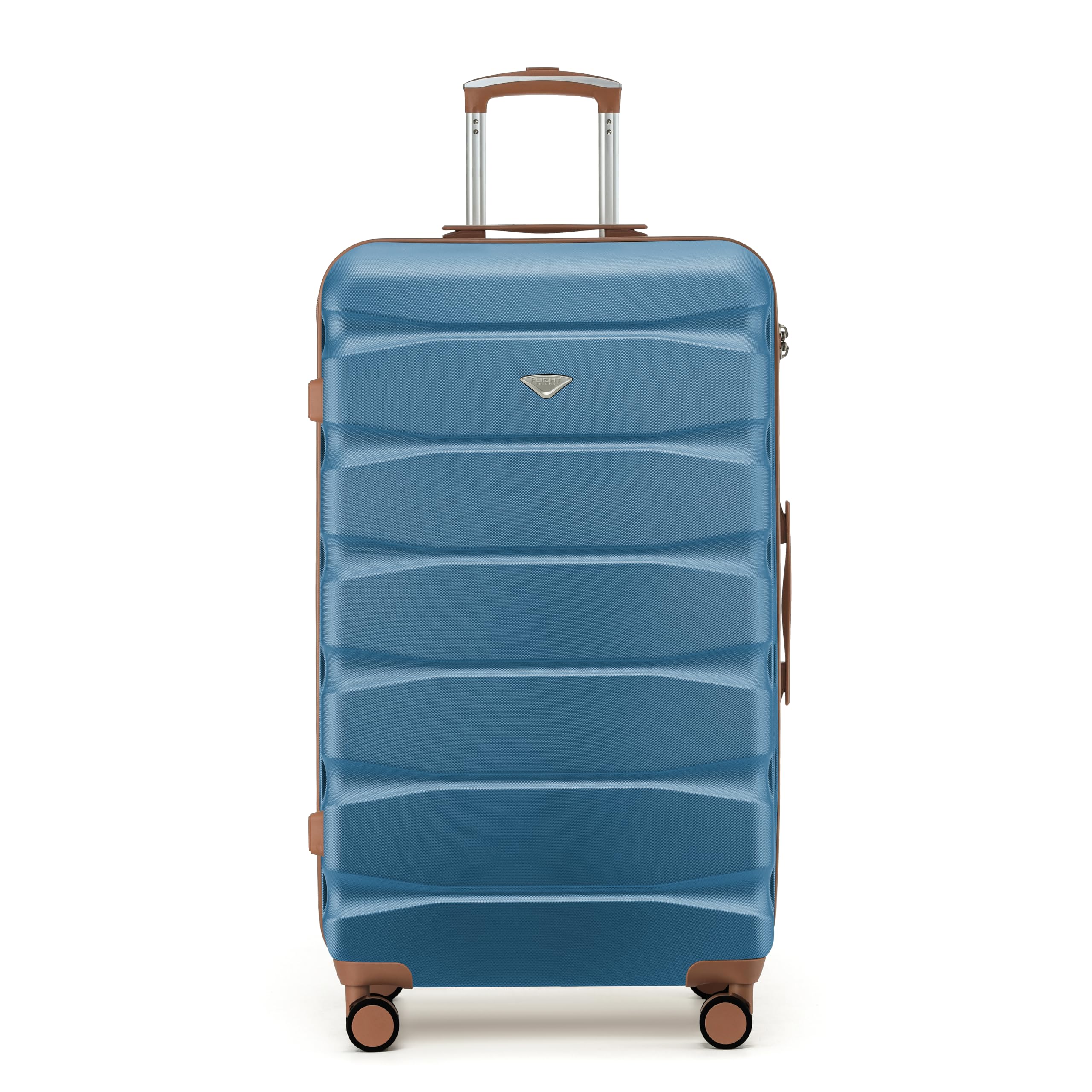 Flight Knight Lightweight 4 Wheel ABS Hard Case Medium Suitcase Approved for Over 100 Airlines Including easyJet, British Airways, Ryanair, Jet2, Emirates & Many More - Check-in Medium Size 25" — view 88