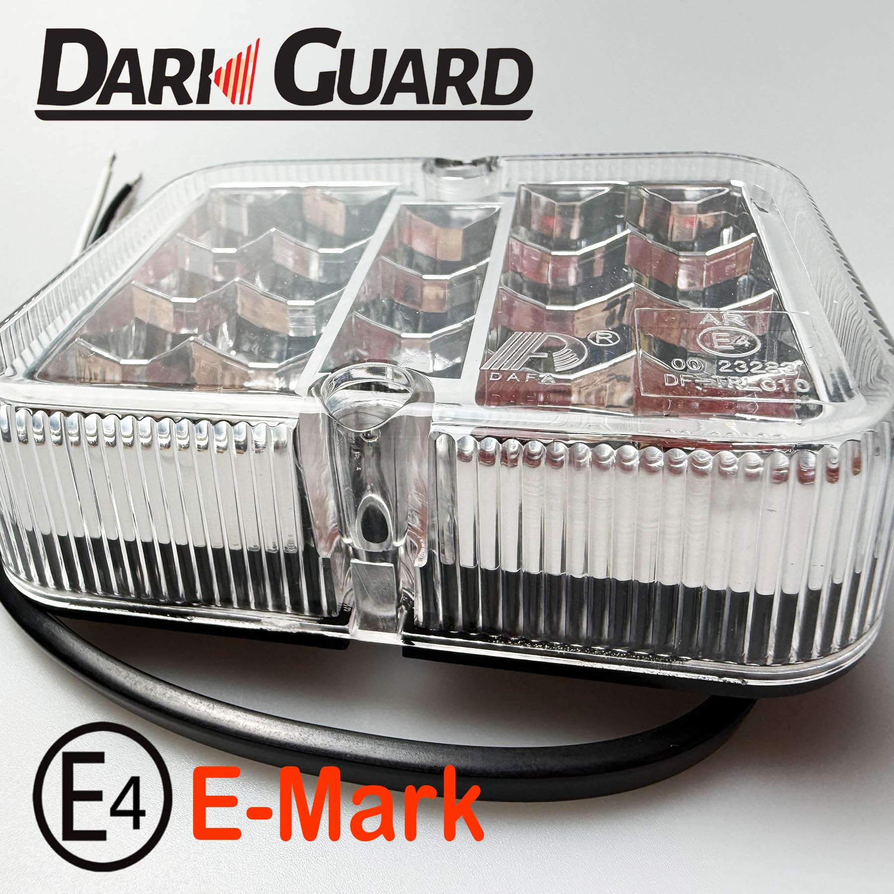 2 x Bianco LED Luce Retromarcia Veicolo Fanale 12V 24V Rimorchio Fari Retromarcia per Roulotte Camion RV Impermeabile ECE