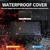 Vista 5 de Joinfworld Caja de relés de fusibles, panel de fusibles universal automotriz de 12 V, con relés de 6 vías y 14 fusibles de cuchilla ATC/ATO, caja