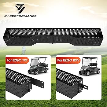 MyGO ストレージ Amazon.com: GTW Steel Cargo Box for EZGO TXT Golf Cart