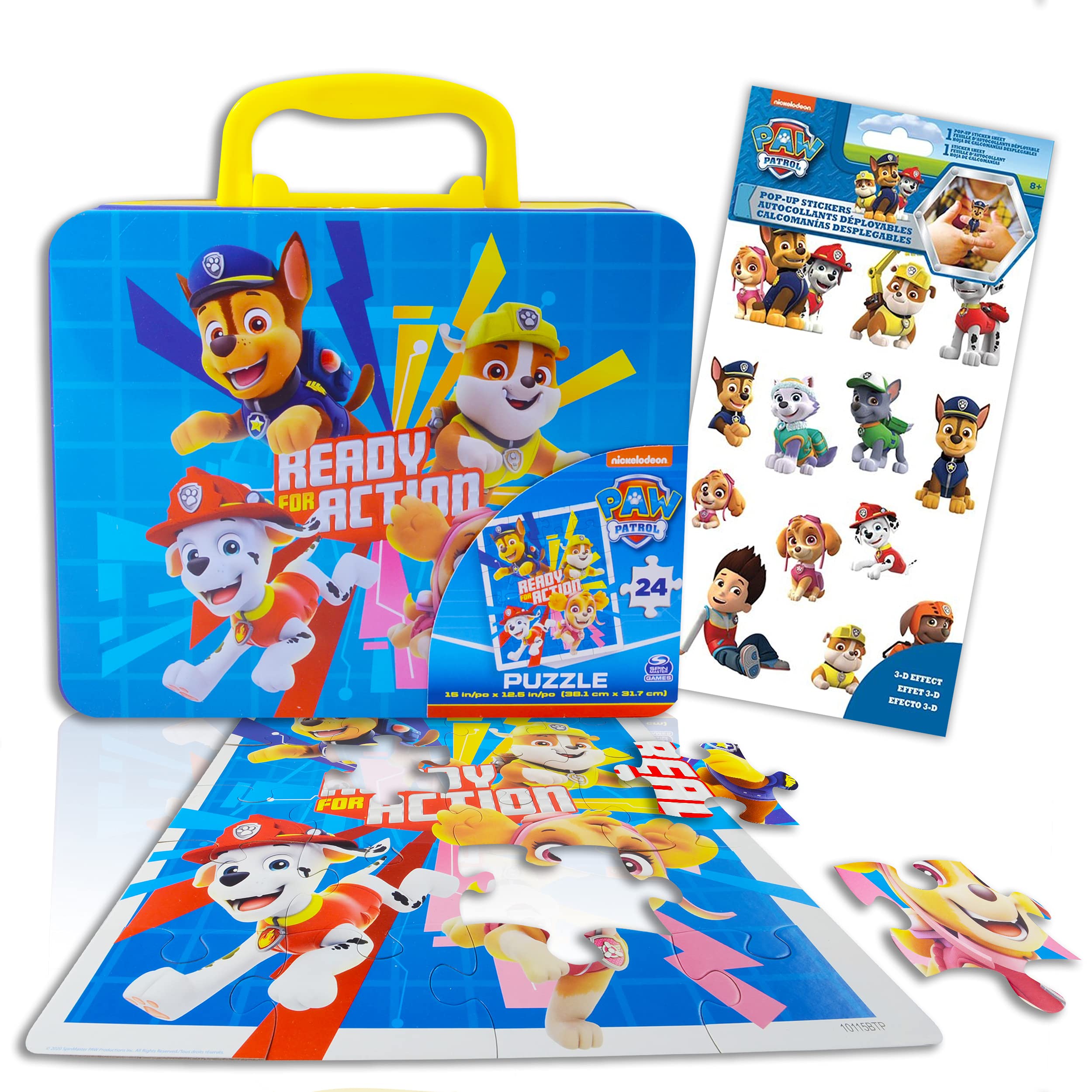 Buy Paw Patrol Lunch Box Puzzle Bundle Paw Patrol Tin Lunch Box With