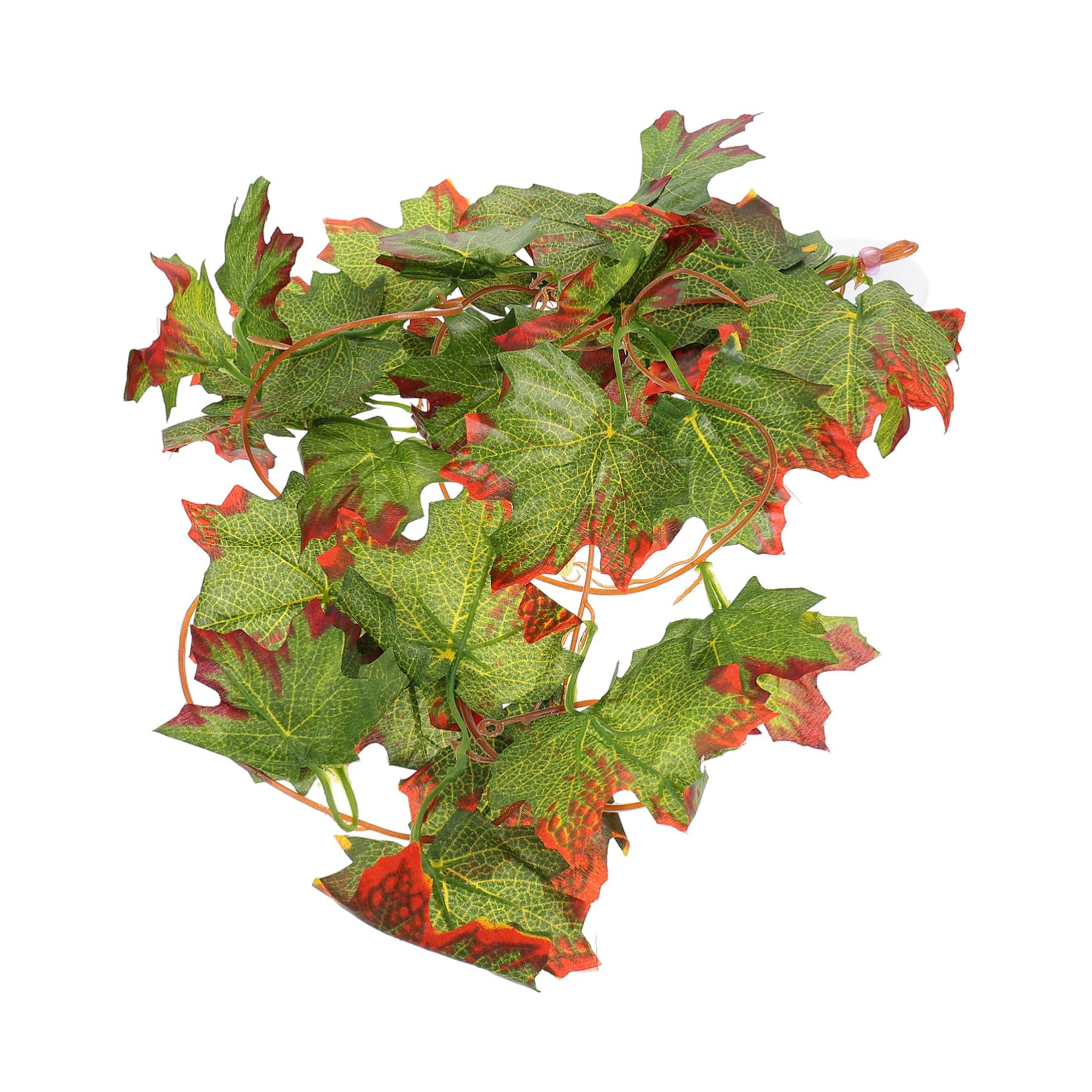 Totority Reptile Terrarium Decor Fake Plants Lizards Geckos Cage Decor Imitated Leaves