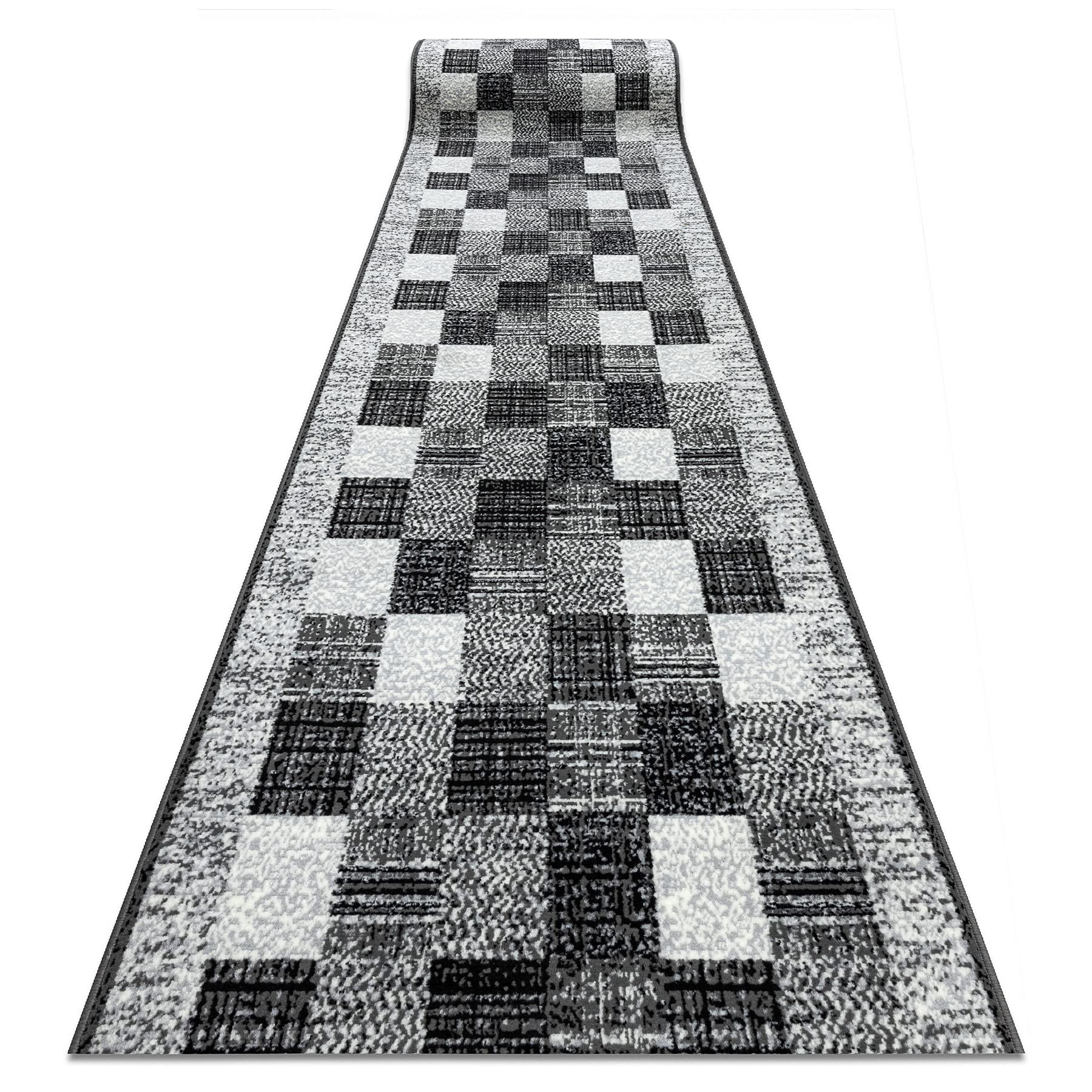 rugsx Läufer BCF Rafia grau 70x400 cm