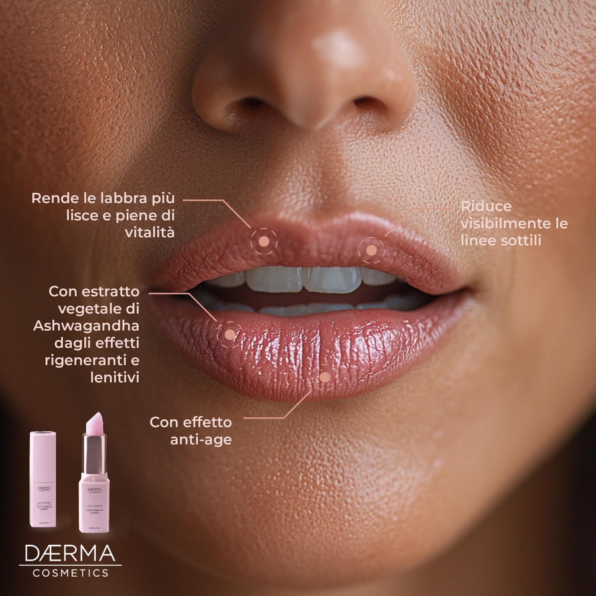 DAERMA LIPS Expert Lip Treatment with Anti-Age Effect, transparent - Image 2