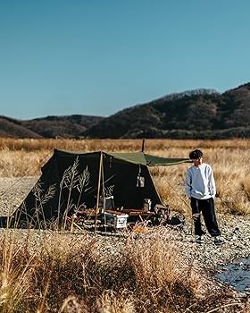 OneTigrisパップテントROC SHIELD Amazon | OneTigris ROC SHIELD パップテント TC軍幕 2人用 変形