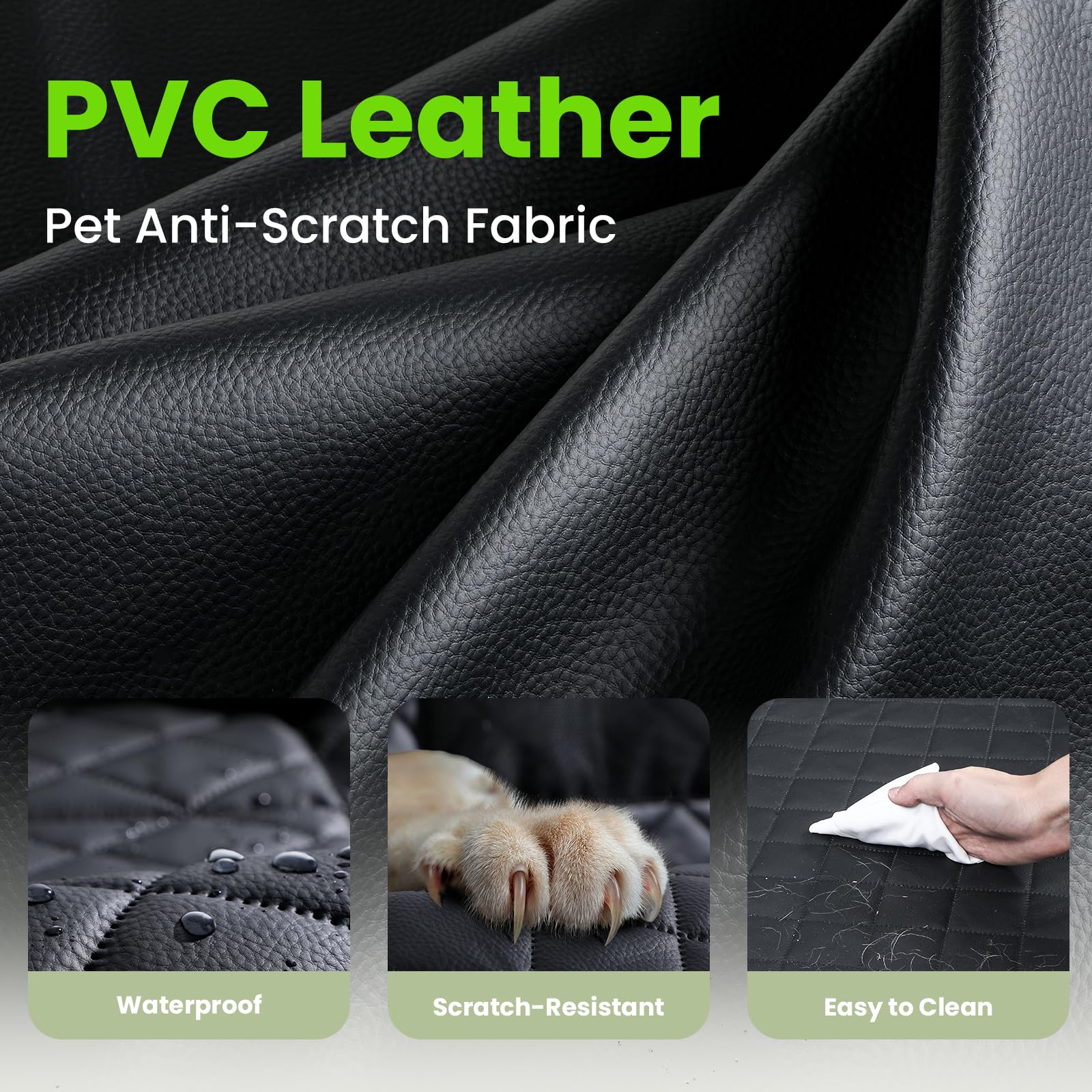 Protection Coffre Voiture Chien 185×105 Cm – Housse Imperméable Antidérapante Avec Poches