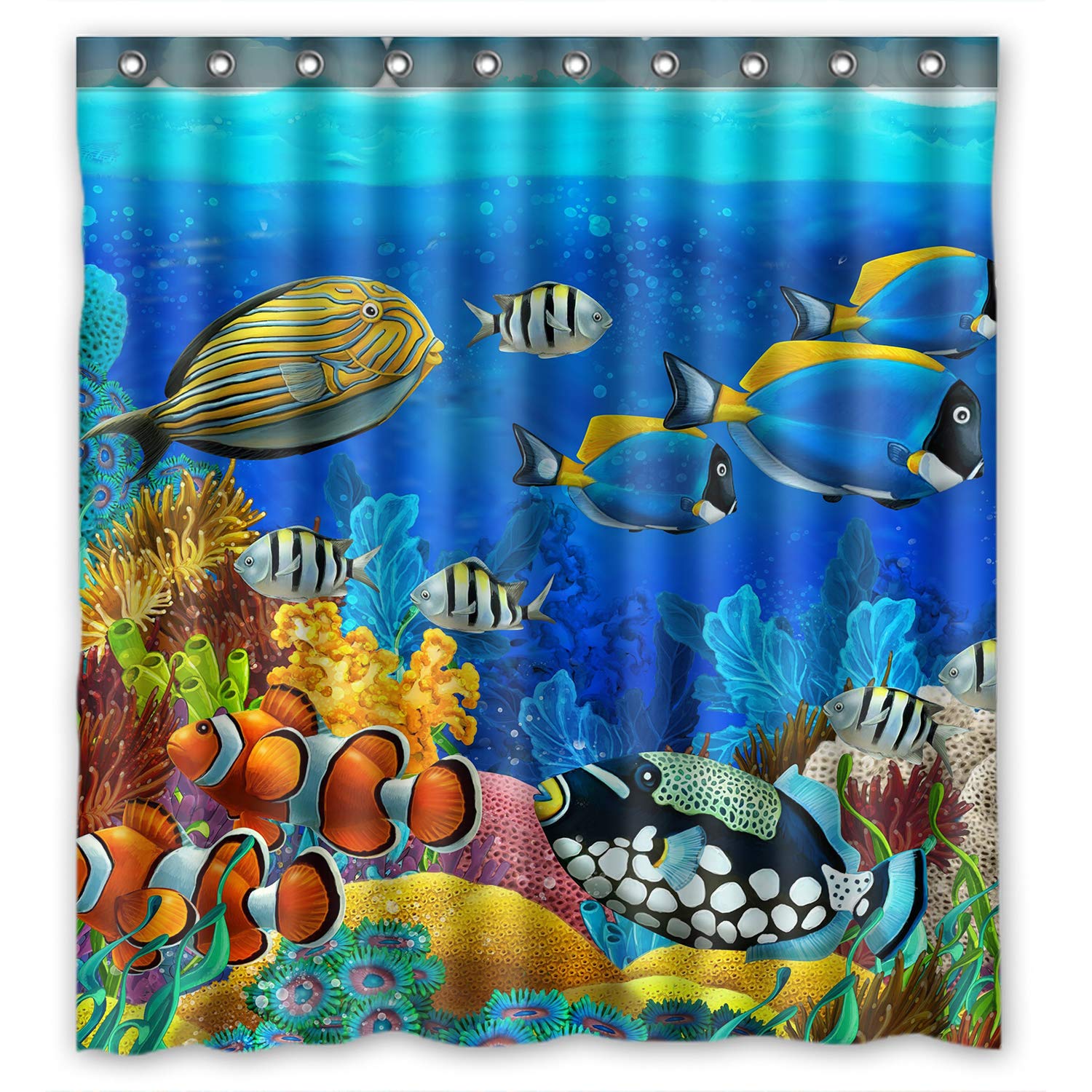 Fish Pattern Shower Curtain Lena Patterns