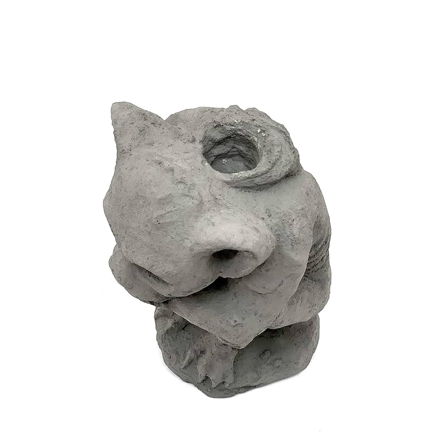Amazon.co.jp: 座っているガーゴイルキャンドルホルダー ペア