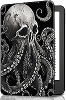 Vista 47 de Funda para Kindle básico de 6 pulgadas (11.ª generación), múltiples ángulos, piel sintética, delgada, con función de encendido y apagado automático