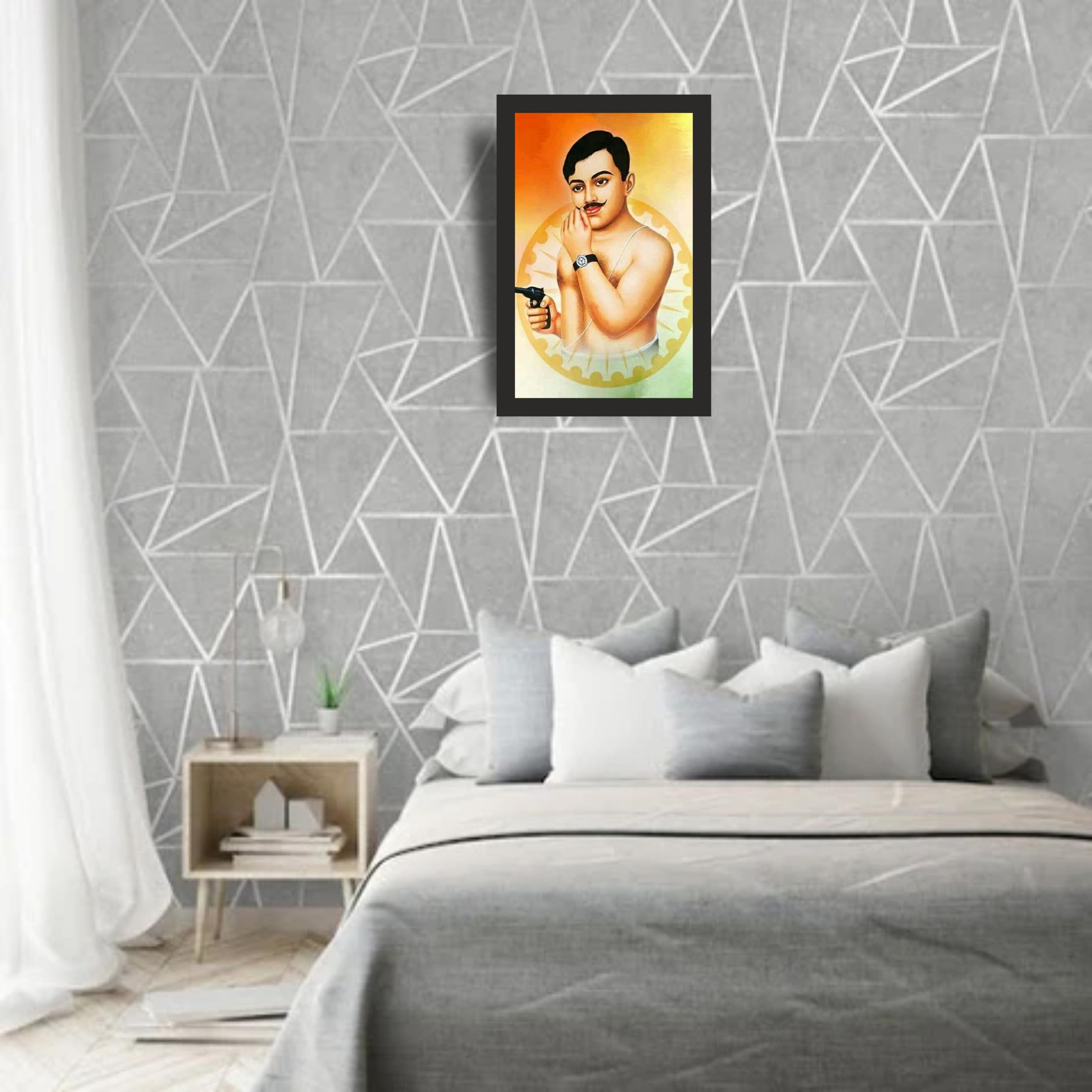 Saffron Revolutionary Youth Wall Art