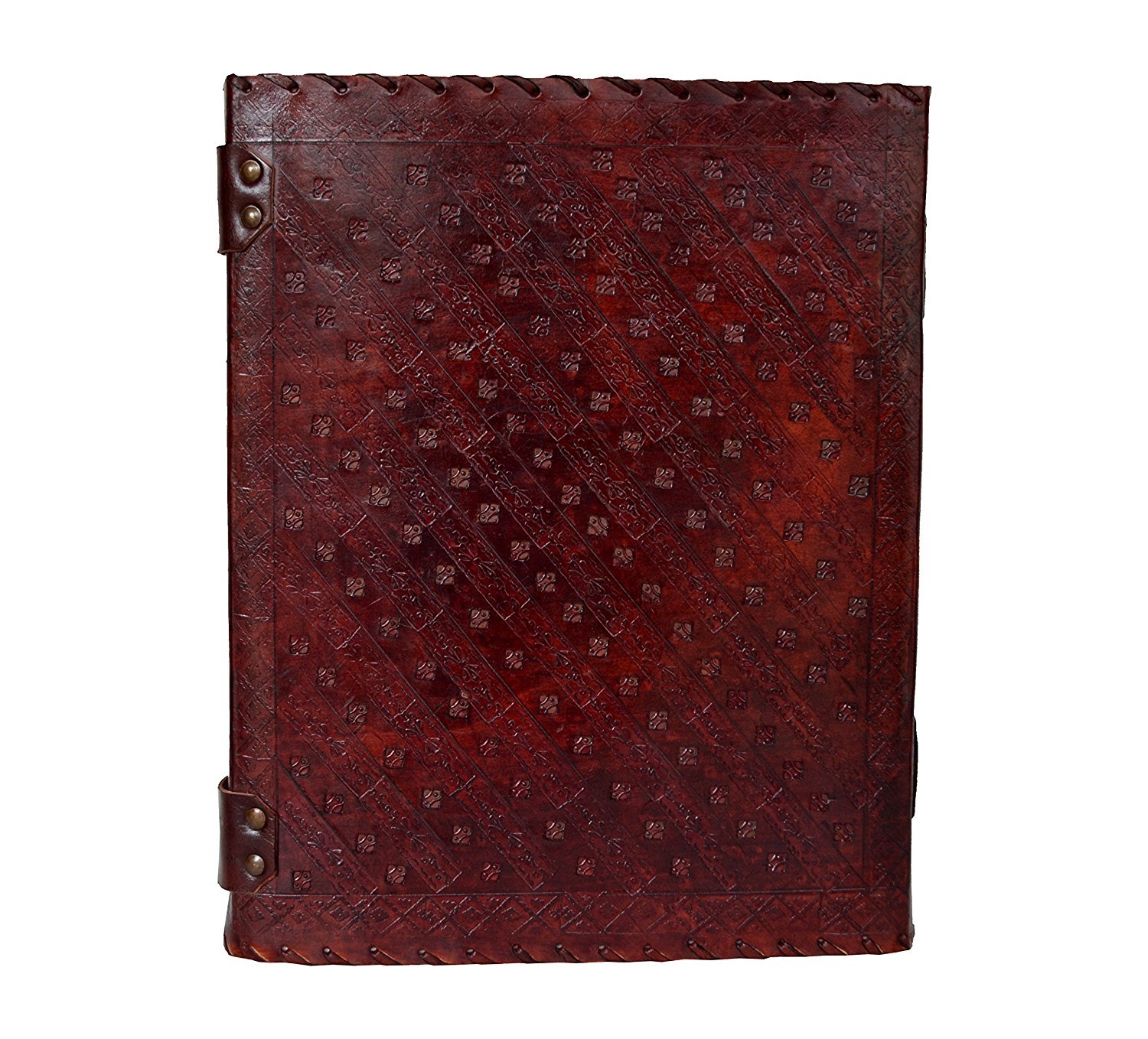 Prastara Skórzany dziennik książka siedem czakr średniowieczny ręcznie tłoczony kamień Księga cieni laptop Biuro Agenda College książka poetycka szkicownik 25,4 x 33 cm