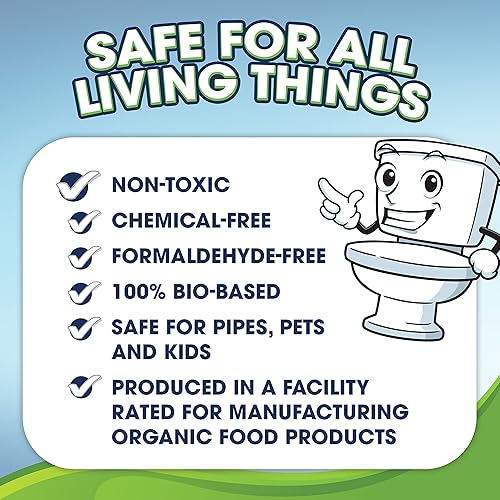 Miniatura 7 de Tank ReVive para sistemas sépticos domésticos  1 litro, probióticos vivos licuan lodos, mantienen los tanques sépticos limpios hasta por un año,