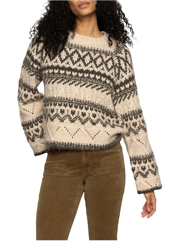 White Sanctuary Fairisle Crew Neck Sweater