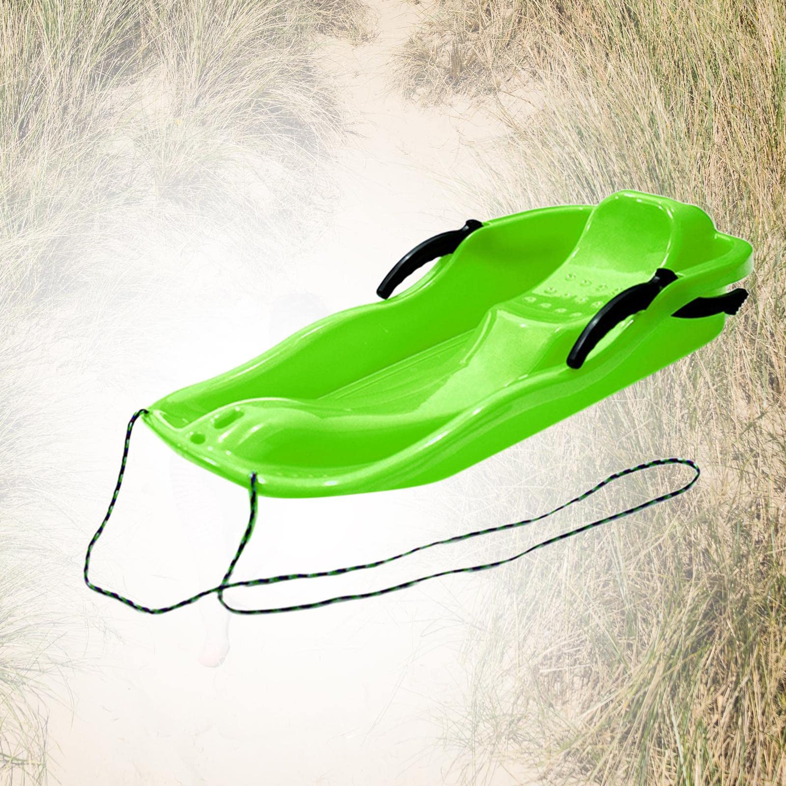 Milageto Luge Flexible et Robuste pour Glisse sur l'herbe, Bateau de Glisse sur Le Sable, Planche de Glisse sur Neige, Traîneau Maître pour l'hiver
