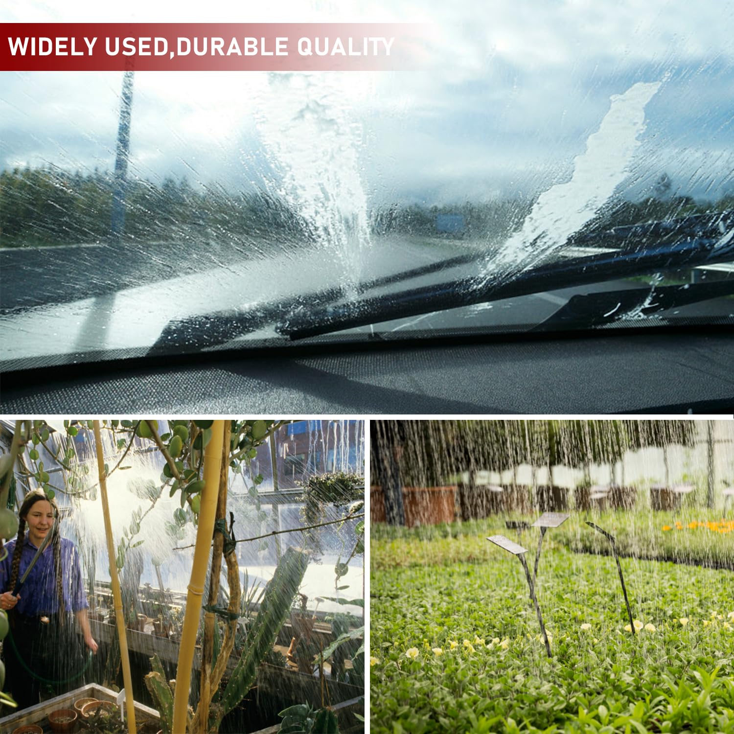 36 Connettori Per Tubi Lavaggio Auto - T, Y, Dritti Per Impianti Tergicristallo, Plastica Nera - Foto 13