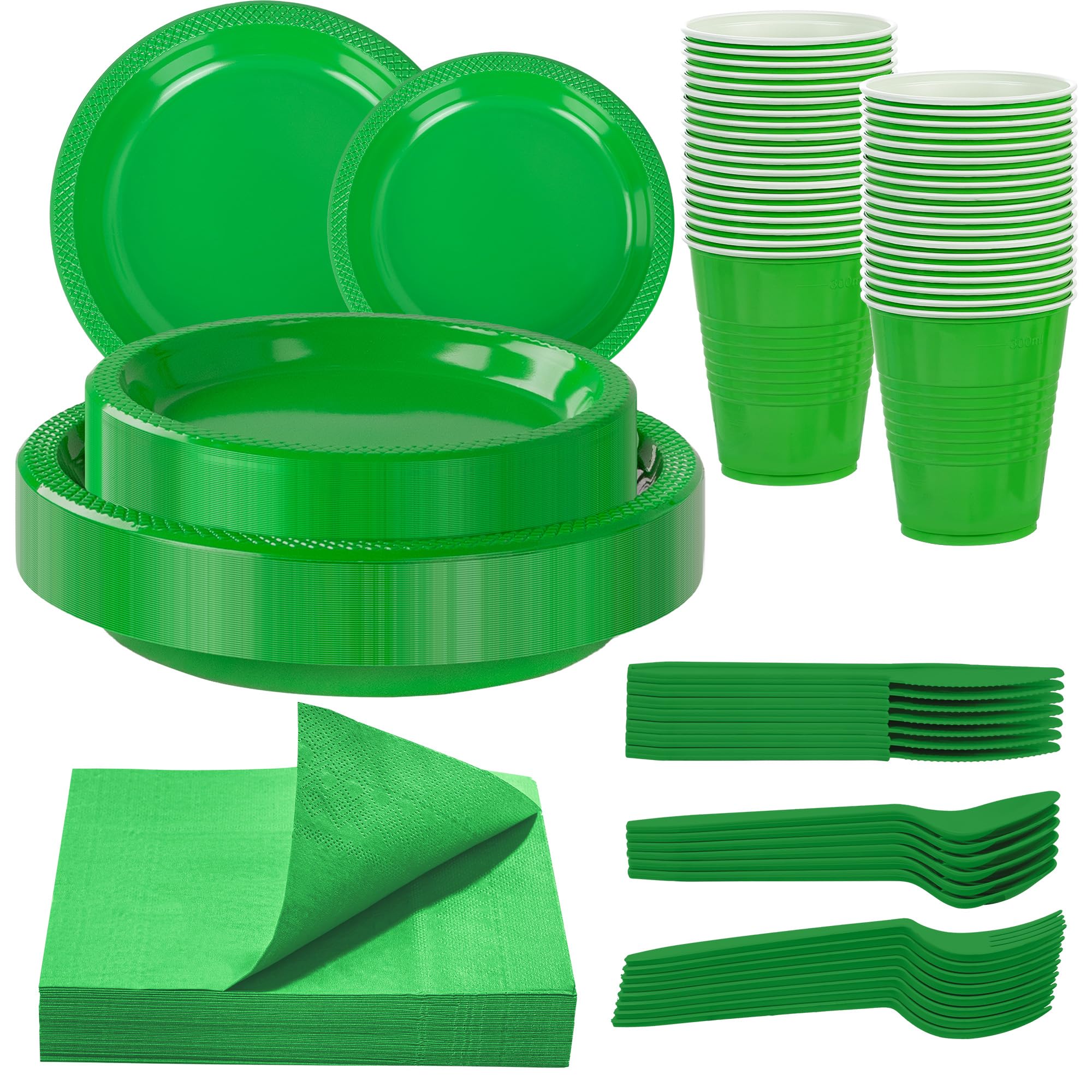 Black Disposable Plates - 210 Pcs for Parties -13