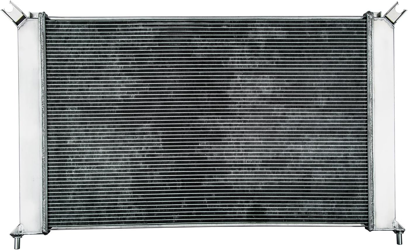 3 Row Aluminum Radiator for 2015-2018 Chevy Silverado 3500 and for 2011-2019 Sierra 2500HD 3500HD 6.0L, Full Performance Aluminium Radiators, Automotive Replacement Radiator