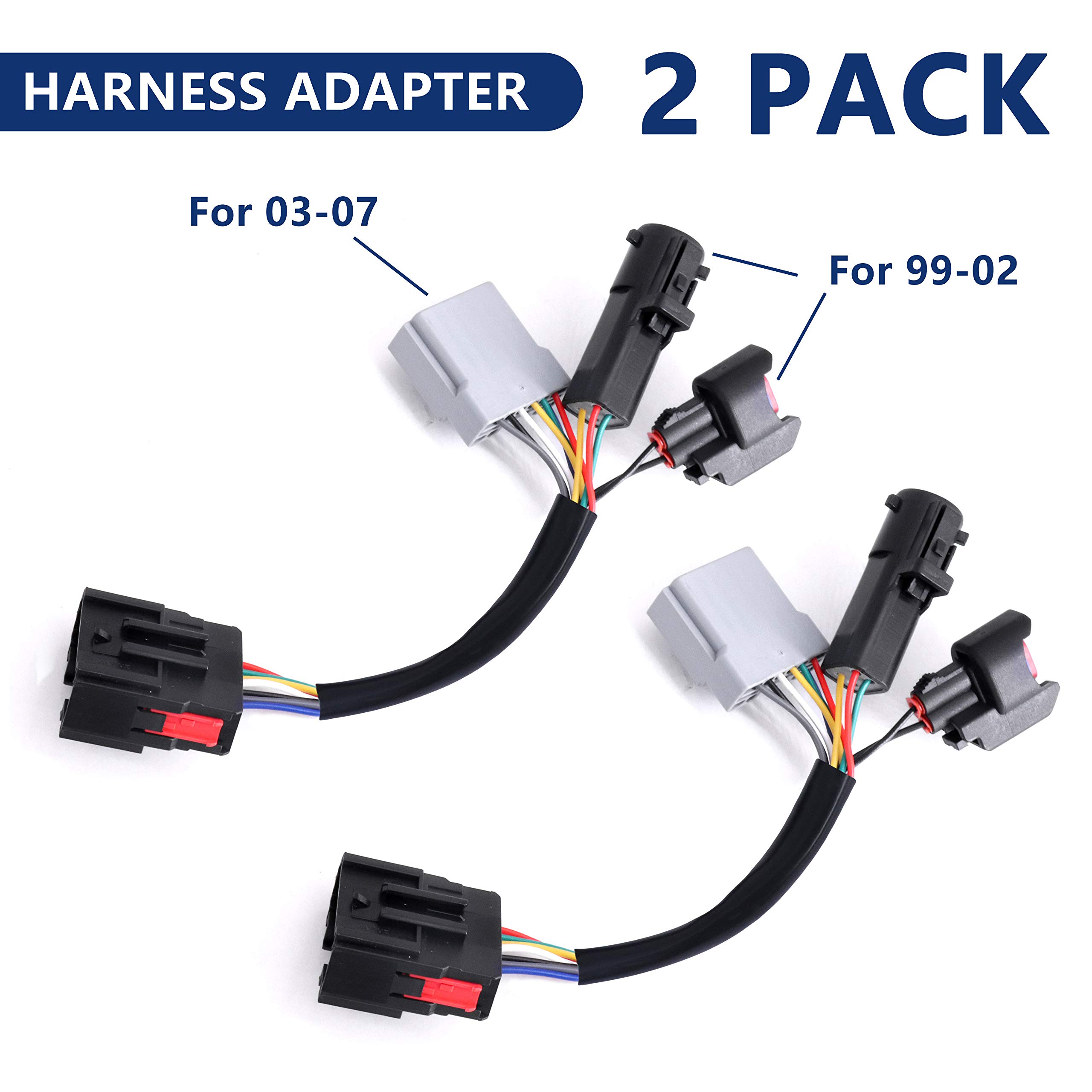 Conversion Harness Adapter Wiring Connector Towing Mirrors For 1999